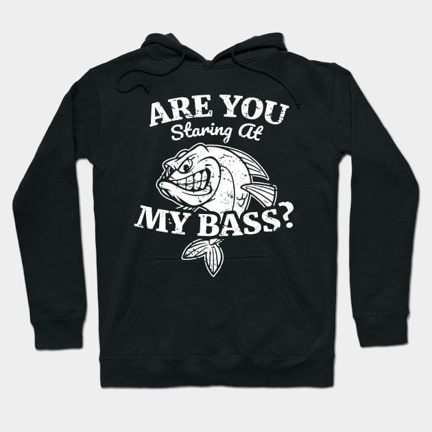 Funny Bass Fishing, Staring At My Bass Hoodie by ScottsRed